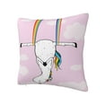 thumbnail image 2 of Wukai Aerial Yoga for Unicorn Premium Polyester Fleece Pillow Covers with Hidden Zipper Closure,Luxuriously Soft and Durable-16"x16", 2 of 7