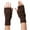 Coffee, variant on Ruimatai Cable Knit Winter Warm Anti-Slip Touchscreen Texting Gloves Women Girl Knitted Arm Fingerless Keep Warm Winter Gloves Soft Warm Mitten
