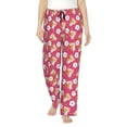 thumbnail image 2 of Goofa Piggy Sunflower Printed Soft Pajama Pants for Women, Wide Leg Comfy Casual Lounge Yoga Pants-Large, 2 of 9
