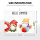 thumbnail image 2 of Fotbe Summer Gnome Alfombrilla de Secado para Cocina con Estampado, 18x24 Pulgadas, 2 of 7
