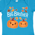thumbnail image 4 of Inktastic Big Brother Pumpkins with Fall Leaves Boys Baby Bodysuit, 4 of 5