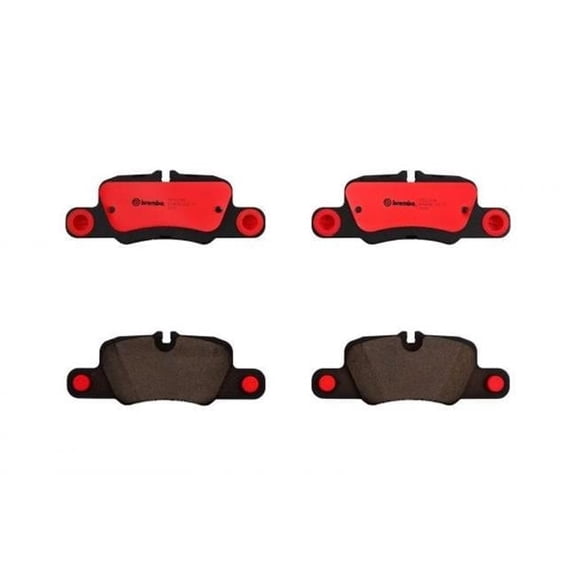 Brembo P65020N Disc Brake Pad Set for 2015-2016 Porsche 911 - Rear