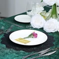 thumbnail image 2 of BalsaCircle 6 Black Round 15" Romantic Floral Lace Vinyl PLacemats Doilies Wedding Party, 2 of 8