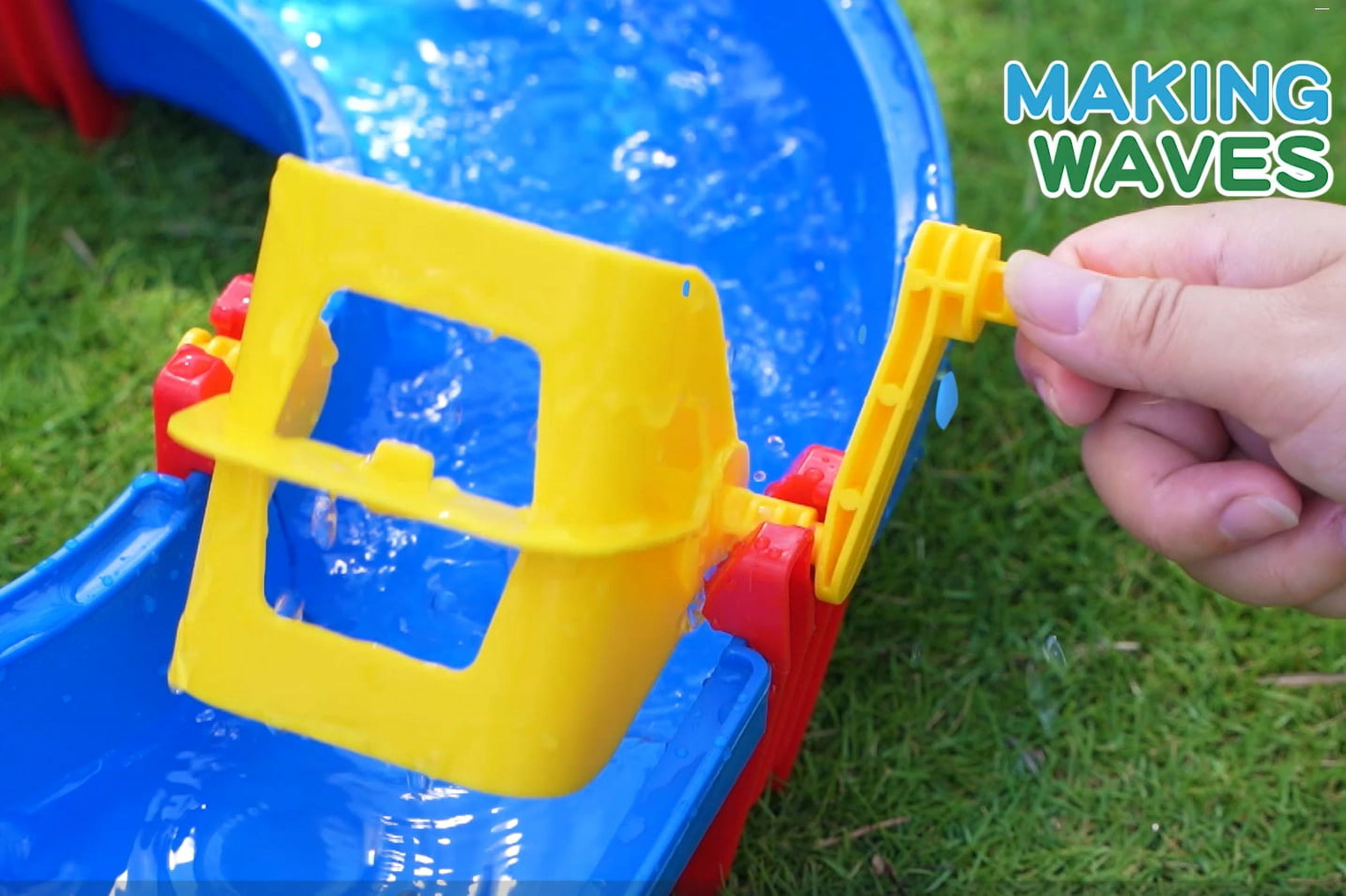 Valessati Water Park Building Blocks Toy Set with Boats, 57 Pieces, Ages 3+