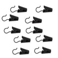 thumbnail image 1 of Paquete de 10 clips de cortina con ganchos para cortina, fotos, decoración del hogar, artesanía Negro kusrkot Clips de cortina con gancho, 1 of 8