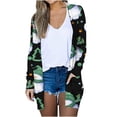 thumbnail image 1 of Cárdigan de Navidad Para Mujer, Tops de Manga Larga, Abrigo Estampado A La Moda, Blusa Informal Holgada Odeerbi  ODB191141, 1 of 6