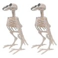 thumbnail image 2 of 2 Pcs Mini Figurine Halloween Animal Skeleton Halloween Skeleton Props Halloween Skeleton Decorations, 2 of 4