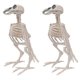 thumbnail image 2 of 2 Pcs Mini Figurine Halloween Animal Skeleton Halloween Skeleton Props Halloween Skeleton Decorations, 2 of 4