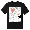 thumbnail image 2 of Plus Size Shirt for Women Black Tops for Women Short Sleeves Shirt for Women Love T Shirt Crewneck Shirt for Women XL, 2 of 5