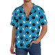 thumbnail image 1 of Fotbe Bowling Balls Camisa Estampada de Manga Corta para Hombre, Casual de Verano, Estilo Playero, Sin Arrugas-Large, 1 of 5