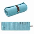 thumbnail image 2 of Velvet Travel Jewelry Organizer Roll, Portable Multi-Layer Storage Bag for Necklaces Earrings Rings, Foldable Rollup Case for Women, Gift for Mom, 2 of 6