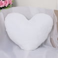 thumbnail image 2 of Soft Heart Shaped Pillows, Heart Plush Cushion, Soft Shaggy Faux Fur Room Decor Throw Pillow for Couch Bed Women Valentine's Day Xmas Gift, 1PC, 2 of 8