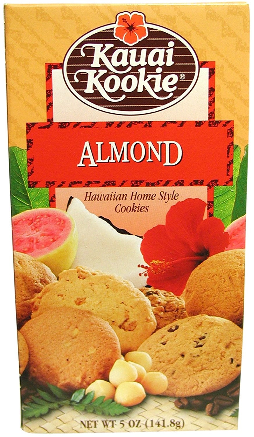 Kauai Kookie Almond Hawaiian Style Cookies, 5 Oz.