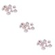 thumbnail image 2 of Qarigey 100 pares de respaldos de aretes para espárragos con almohadilla de goma perforada de seguridad Reemplazos chapados en la parte posterior oro rosa 3piezas Qarigey CBP202603, 2 of 6