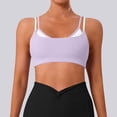 thumbnail image 2 of Sports Bra for Women, Color-Blocked Padded Design with High-Strength Elastic for Shock Absorption During Workouts, Fitness, and Running, 2 of 5
