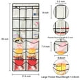 thumbnail image 3 of Hanging Organizer WH&TR 2 Pack Extra Large Over Door Shoe Storage, 3 of 6