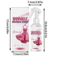 thumbnail image 3 of Instant Wrinkle Release Spray No-Iron Fabric Refresher with Fresh Scent Gentle Wrinkle Remover for Clothes Linens Drapes Home Laundry Travel Use, 3 of 5