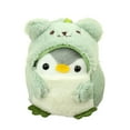 thumbnail image 5 of SmartBy Penguin Doll Pendant Soft Plush Stuff Toy Cartoon Animal Stainless Chain Keychain School Bag Shoulder Bag Decoration Pendant Keyring Key Holder, 5 of 7
