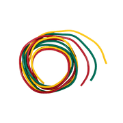 THERABAND Resistance Tubes, Beginner Set, Yellow, Red, and Green, 5 ft Latex Tubing, Home or Clinic Use, Cut-to-Fit, Color-Coded Resistance Bands for Upper & Lower Body Workouts