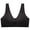 Black, variant on Water Bras for Women Bra Pack Steel Ring Thin Women Bra Front Button Breathable Gathers Underwear Comfort Bra