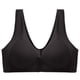 thumbnail image 1 of Gibobby Brasieres Deportivos Para Mujer Sujetador deportivo de compresión con botón frontal para mujer, sujetadores con cierre frontal para mujer(Negro,44), 1 of 5