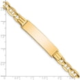 thumbnail image 3 of 14K Yellow Gold Anchor Id Bracelet (8 X 10) Made In United States cgl180id-8, 3 of 5