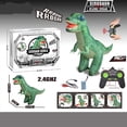 thumbnail image 6 of Inflatable Remote Control Dinosaur Toy with 2.4G RC, 360° Rotation & Music for Outdoor Holiday Decor, 6 of 8