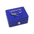 thumbnail image 6 of Small Cash Box with Lock: Mini Lock Box with Coin Slot - Metal Piggy Bank for Kids and Adults 5.9"x 4.7"x 3.1" Black, 6 of 8