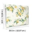 thumbnail image 6 of Chesapeake Lemonade Yellow Citrus Wallpaper, 6 of 7