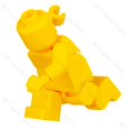 thumbnail image 3 of Movable Head Waist Hand Bending Leg Combination Action Figures Building Blocks Compatible MOC Accessories Weapon Toy For Kids Transparent, 3 of 6