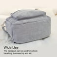 thumbnail image 2 of VONKY Velvet Backpack Solid Color Polyester Lining Easy Matching Zipper Student Girls University Schoolbag Birthday Gift Khaki, 2 of 9