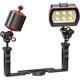 thumbnail image 4 of Carbon Fiber Underwater Float Arm with Dual Ball Mounts for Photography and Video, Compatible with Diving Trays, Video Lights, Strobes (Black, 80mm8'), 4 of 5