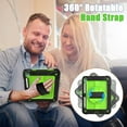 thumbnail image 6 of AVAWO 360° Rotating Case for iPad (A16) 11th Generation 11 Inch 2025 & iPad 10th Generation 10.9" 2022, Shockproof Rugged Protective Cover with Shoulder Strap/Hand Strap - Green, 6 of 8