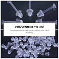 thumbnail image 2 of CHUANK 100 Pcs Ear Plugs Studs Silicone Needle Convenient Earring Making, 2 of 8
