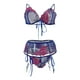 thumbnail image 1 of Gibobby Ropa sexy de mujer para sexo Conjunto de Lencería Sexy para Mujer Sexy Conjunto de Bralette de Encaje Cruzado Conjunto de Brasier y Bragas(Azul, G), 1 of 5