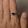 thumbnail image 3 of HeartsAndYou 0.75ct Natural Red Garnet Solitaire Promise Birthday Ring 14k SOLID White Gold, 3 of 8