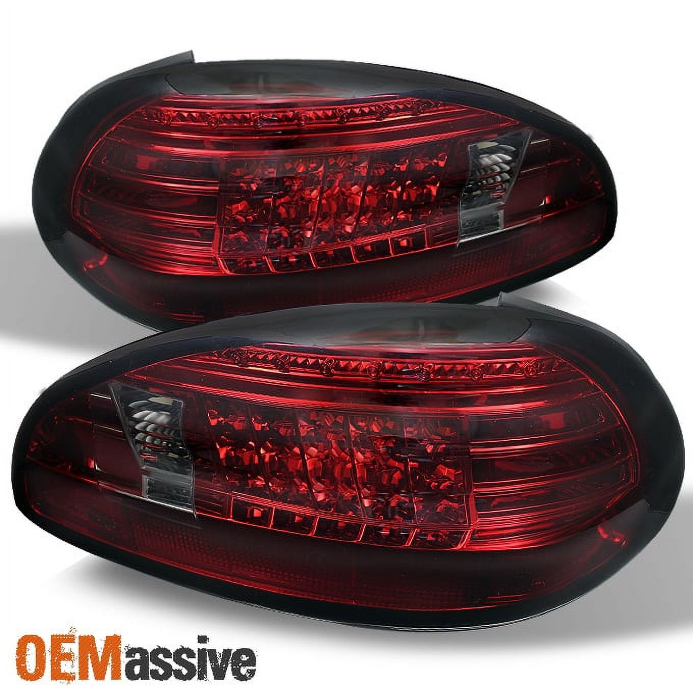 Fits 97-03 Pontiac Grand Prix Red/Clear Philips Lumileds LED Tail