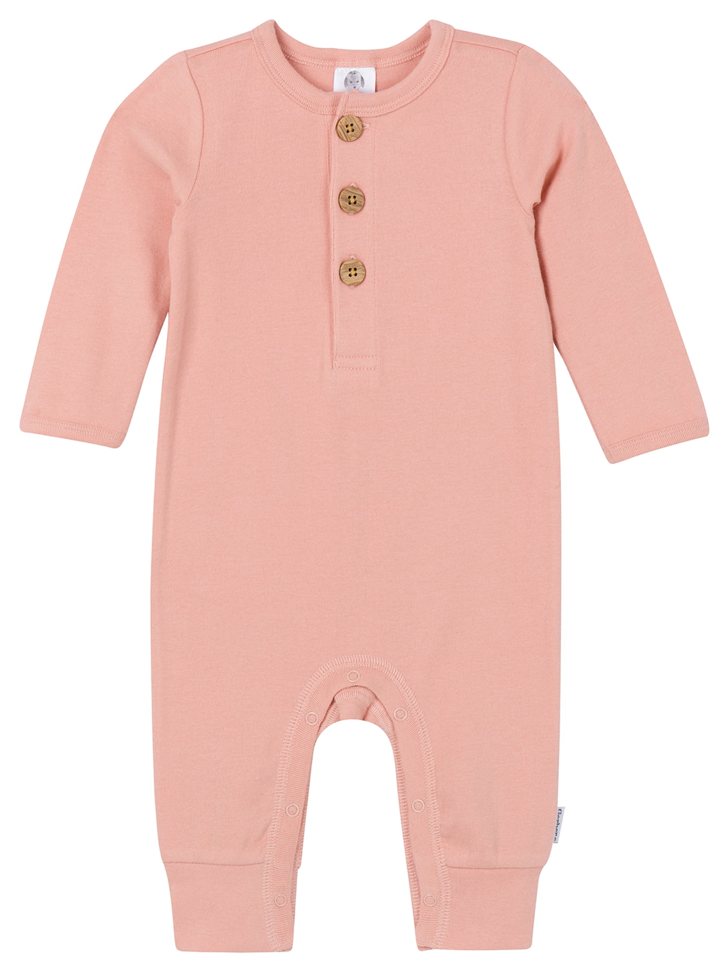 Gerber Baby Neutral Rompers, 2-Pack, Sizes Newborn - 24 Months