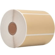 WOD Tape 4 x 2 in. Direct Thermal Labels Beige, 16 Rolls