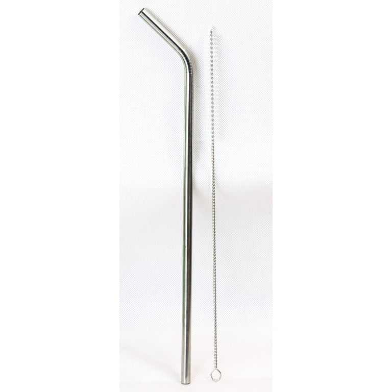14 Inch Stainless Steel Straws, 4pcs Ultra Long Reusable 0.32 (8mm) Big  Wide Metal Straws for Stanley 40oz/64oz Tumblers or Super Tall Cups with