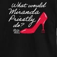 thumbnail image 4 of The Devil Wears Prada - What Would Miranda Do Cropped Graphic T-Shirt, 4 of 6