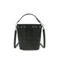 thumbnail image 1 of Mini bolso tipo cubo con cordón para mujer de la serie Visetos de Dessau en piel sintética y piel de vaca para primavera y verano, 1 of 3