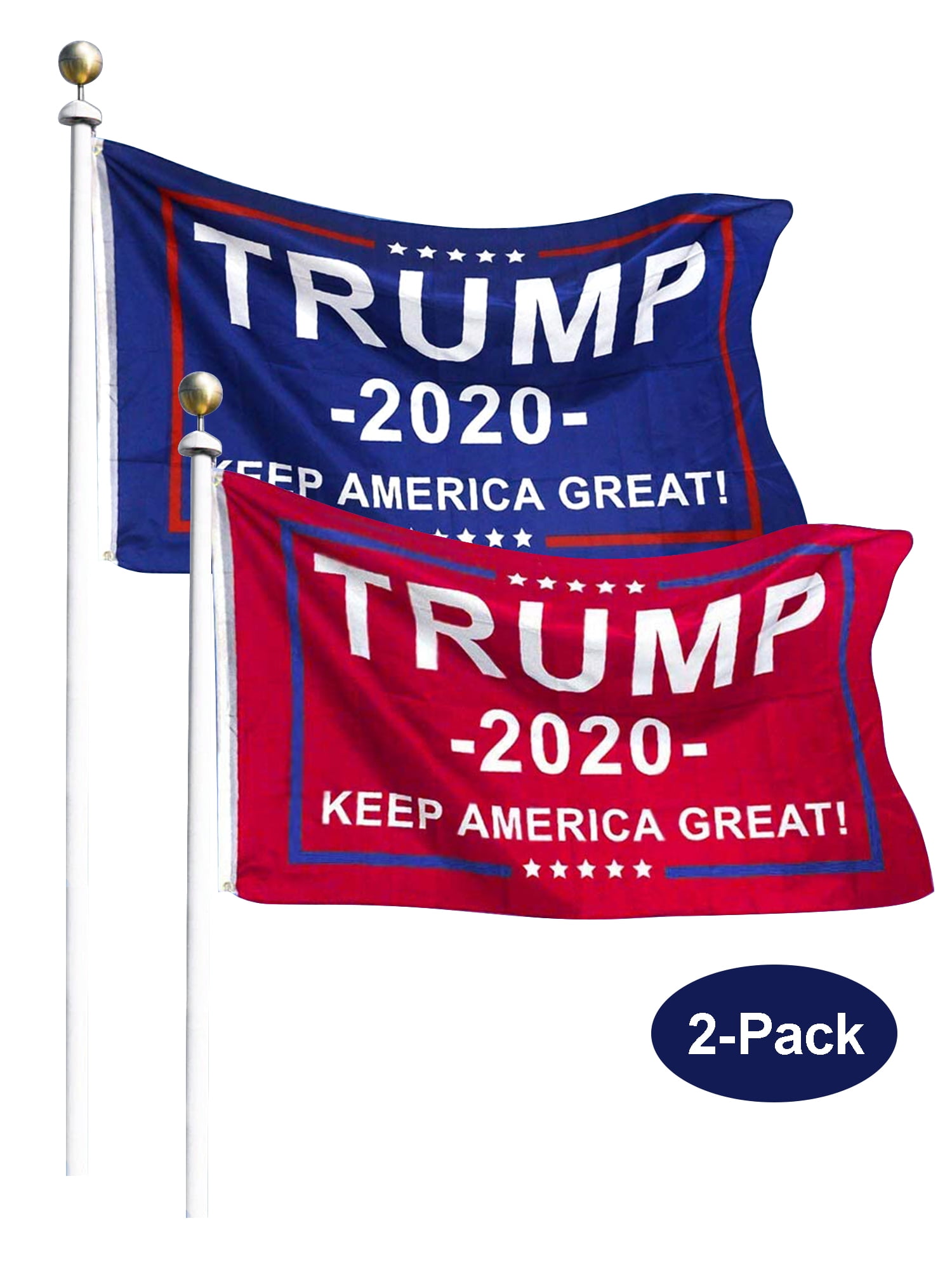 USA Seller Re-Elect Trump 2020 3' x 5' Quality Fly Flag "Keep America Great" 