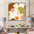 thumbnail image 3 of Designart 'One Line Portrait of Afro American Women VII' Modern Framed Art Print, 3 of 4