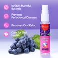 thumbnail image 5 of Spray bucal refrescante de uva, enjuague bucal portátil de 20 ml, cuidado bucal, 5 of 5