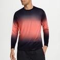 thumbnail image 2 of Daiosportswear Man Printed Casual Outdoor Climbing Running Reflective Wear Short Sleeve Round-Neck Blouse Shirt Orange-A XL(XL), 2 of 9