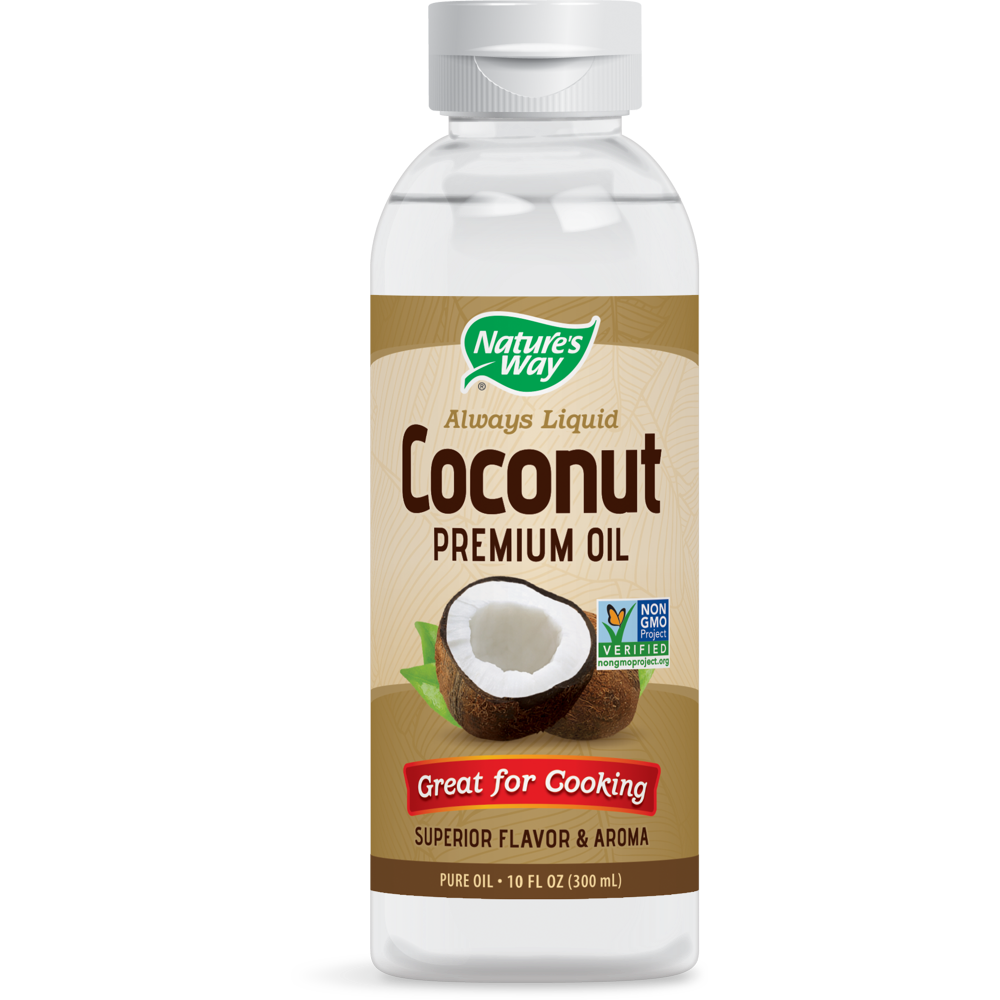 Natures Way Premium Coconut Pure Oil NONGMO Coconuts 10 Oz Walmart
