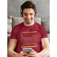 thumbnail image 2 of Wear This Shirt Periodically T-Shirt Men -Smartprints Designs, Male Large, 2 of 4