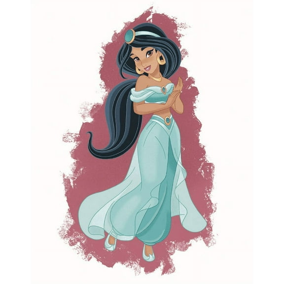 5D Diamond Painting Kits for Adults,Jasmine princess Diamond Art with Full ,DIY Full Drill Diamond Dots Rhinestone Diamond Arts Kits for Home Wall Decor Gifts 12x16inch