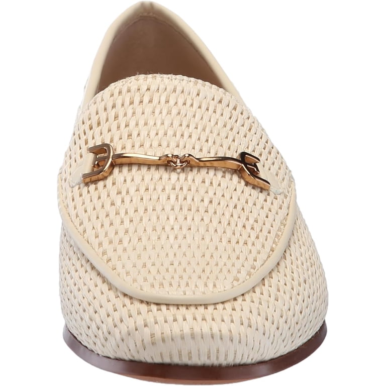 Sam Edelman Loraine Gold Bit Loafers in Linen Raffia Size 9 Sam Edelman Loraine Loafer Linen Raffia main image 3